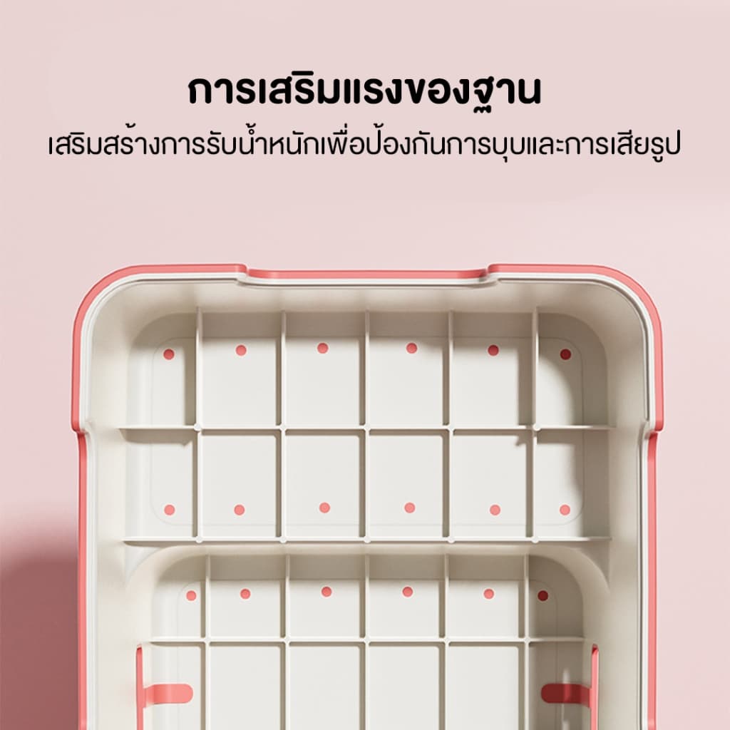 บันได 2 ขั้นอเนกประสงค์ สำหรับเด็ก ใช้งานได้ทั้งนั่งและยืน แข็งแรง มีกันลื่นทั้งฐานและพื้นเหยียบ YSD2018 รูปที่ 6