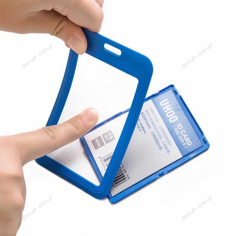 ที่ใส่บัตรพนักงาน กรอบบัตร PP บัตรนักเรียน ใส่บัตรพนักงาน ใช้ได้หลายโอกาส มีหลายสี 2ด้าน รูปที่ 4