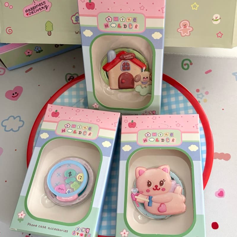 กริปตอกแม่เหล็ก ติดกับเคสแม่เหล็กเท่านั้น‼ หรือสติกเกอร์แม่เหล็ก น่ารักพิเศษ แม่เหล็กแรง รูปที่ 7