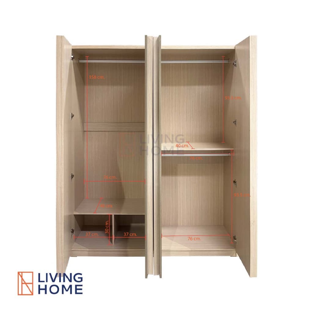 ชุดห้องนอน 5 - 6 ฟุต รุ่น Maple สีโซลิดเทา | Livinghome Furniture Mall. รูปที่ 7