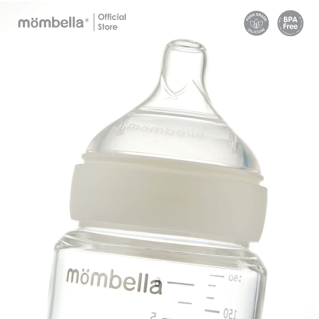 Mombella ขวดนม Classic PPSU พร้อมจุกนมป้องกันโคลิก เหมาะสำหรับทารกอายุ 3-6 เดือน ขนาด 6 ออนซ์ รูปที่ 8