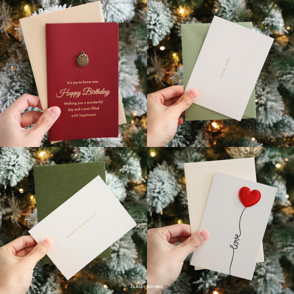 การ์ดอวยพรวันเกิด การ์ดวาเลนไทน์ การ์ดวันสำคัญในวันพิเศษ CLASSY BOY SPECIAL CARD รูปที่ 1