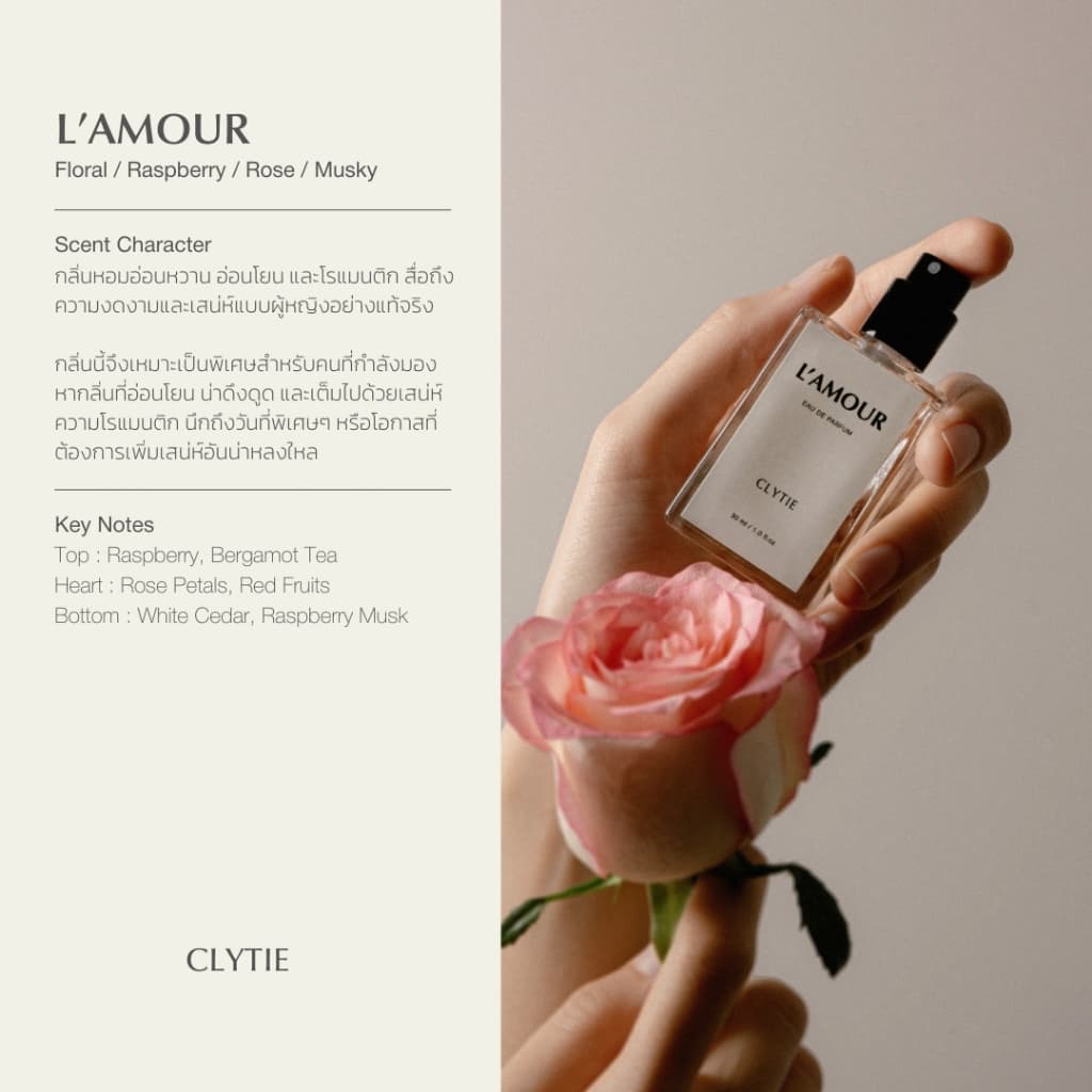 น้ำหอม Clytie, Eau de Parfum 30 ml รูปที่ 3