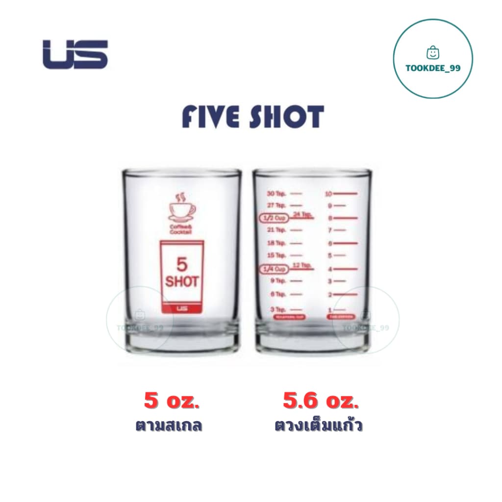 US แก้วตวงมีสเกล แก้วช็อต รูปที่ 6