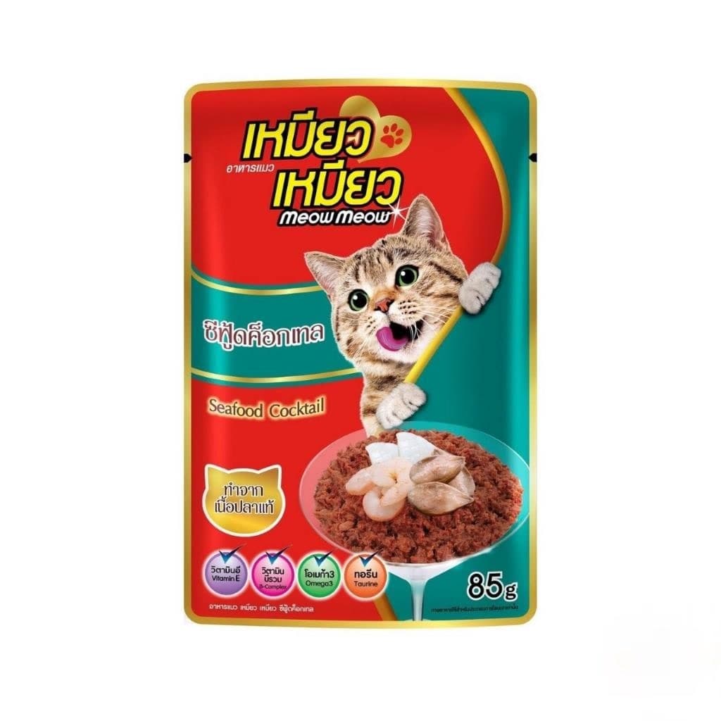 เหมียวเหมียว แบบซอง อาหารเปียกแมว ขนาด 85 g **คละรสได้** รูปที่ 4