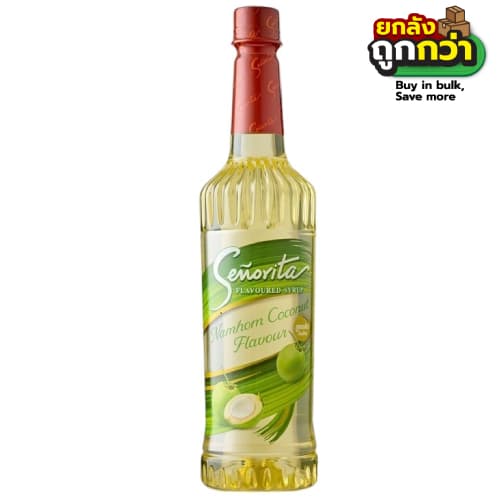Senorita น้ำเชื่อมแต่งกลิ่นมะพร้าวน้ำหอม ขนาด 750 ml. หยกออนไลน์ รูปที่ 1