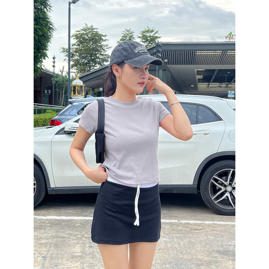 Lucy เสื้อยืดพรางหุ่น ทรง Slim งานเวียดนาม ทรงสวยจึ้ง รูปที่ 8