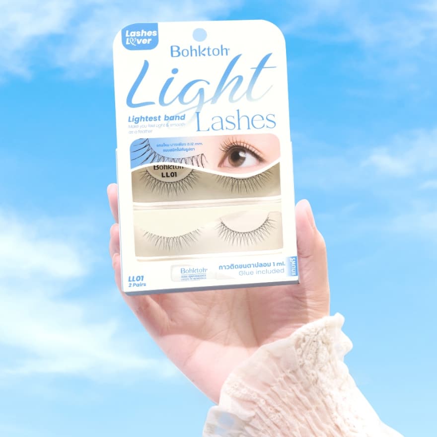 Bohktoh Light lashes ขนตาปลอมบอกต่อ รุ่น ไลท์ แลชเชส รูปที่ 6