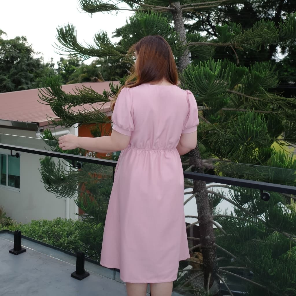 Sharon Dress เดรสสาวอวบ ชุดสาวอวบ รูปที่ 7