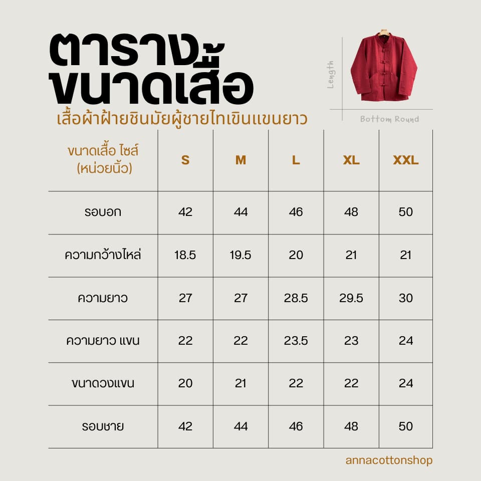 เสื้อผ้าฝ้ายคอจีน ไทเขินแขนยาวกระดุมจีน สไตล์ล้านนา ทรงตรงสวมใส่สบายเนื้อนุ่มมือ ใส่ทำงานดูเรียบร้อยดูดีทุกมุมมอง รูปที่ 9