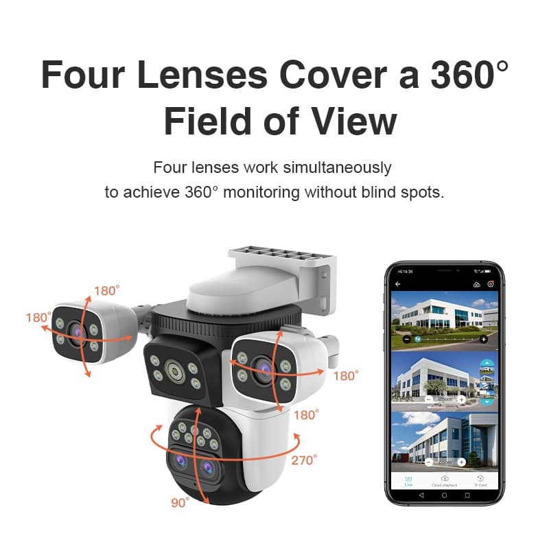 Vstarcam CS621ZS ความละเอียด 2 MP กล้องวงจรปิดไร้สายOutdoor มีAI+ รูปที่ 5