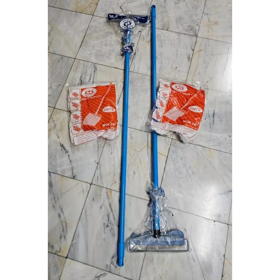 ไม้ถูพื้นหัวสปริงหนีบ 10 นิ้ว ด้ามจับยาว 120cm. ไม้ม็อบถูพื้นหัวเหล็กหนีบ รูปที่ 5