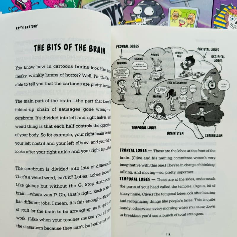 ADAM KAY Kay's Anatomy,Marvelous Medicine,Brilliant Brains,Incredible Inventions, 6 Books Set, Ages:10-15 Paperback รูปที่ 9
