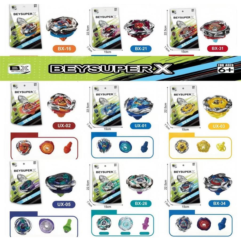 รุ่นใหม่ เบย์เบลด รุ่น BEYSUPER X ยอดฮิต ในกล่องอุปกรณ์พร้อมเล่น ลูกข่างของเล่นเบย์เบลด รูปที่ 2