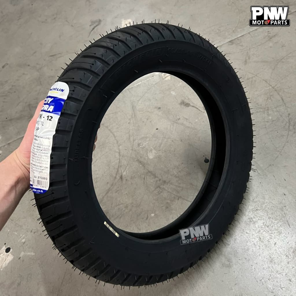 ยางนอกมิชลิน MICHELIN CITY EXTRA ขอบ 10 และ 12 ยางหน้า 90/90-12 TL ยางหลัง 100/90-10 TL สำหรับมอเตอร์ไซค์ Honda Lead 125 รูปที่ 3