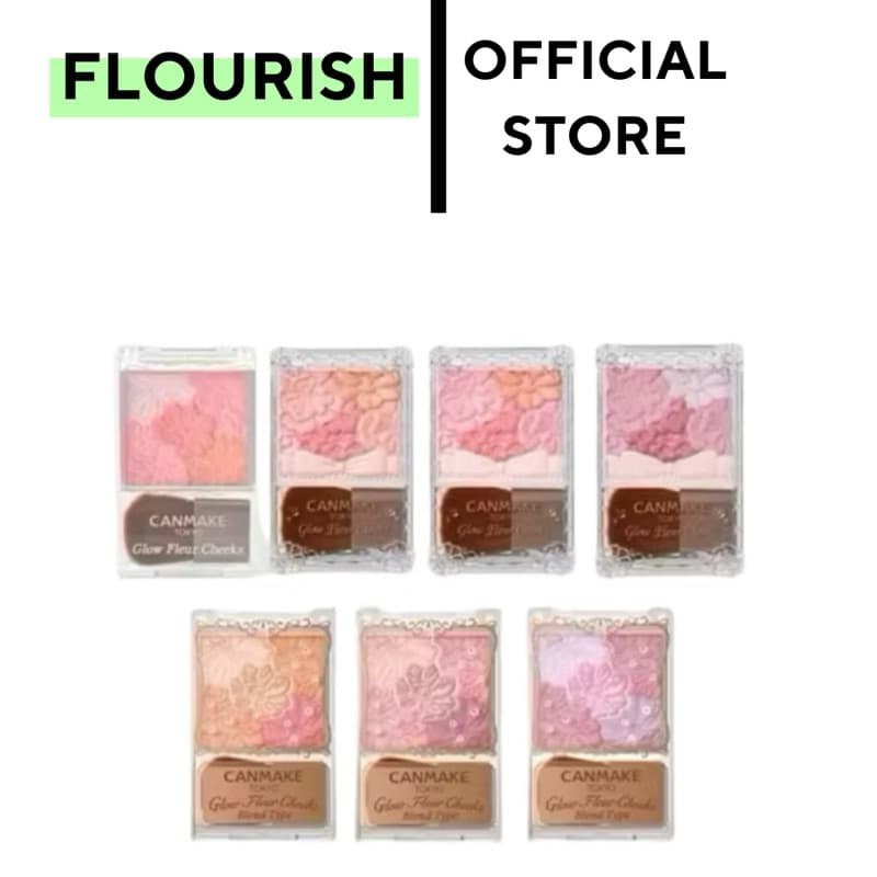 ในไทย ฉลาก‼ CANMAKE Glow Fleur Cheeks บลัชออนเนื้อฝุ่นโปร่งแสง รูปที่ 1