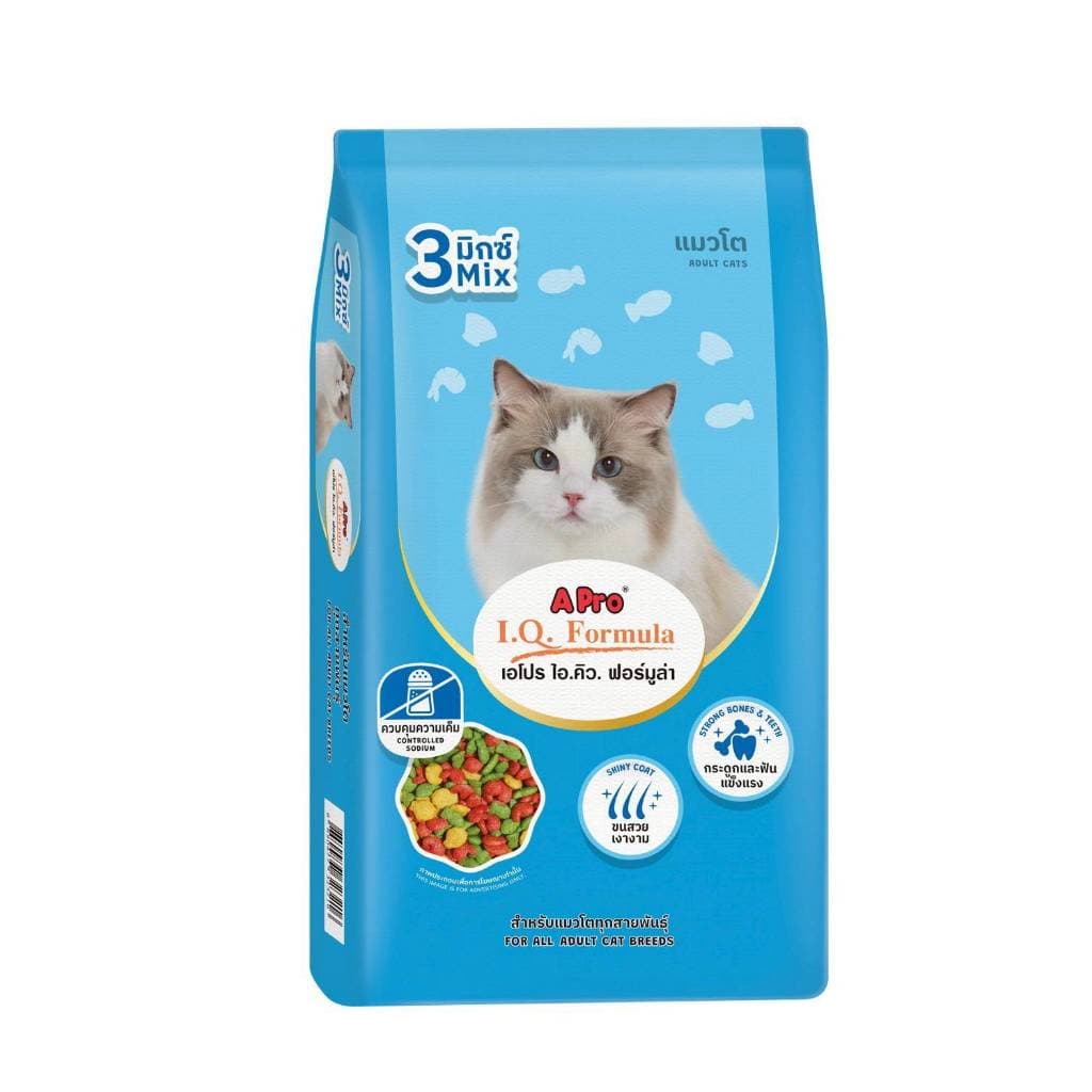 Apro IQ formula เอโปร ไอคิว ฟอร์มูล่า อาหารแมว ชนิดเม็ด 1kg. รูปที่ 3