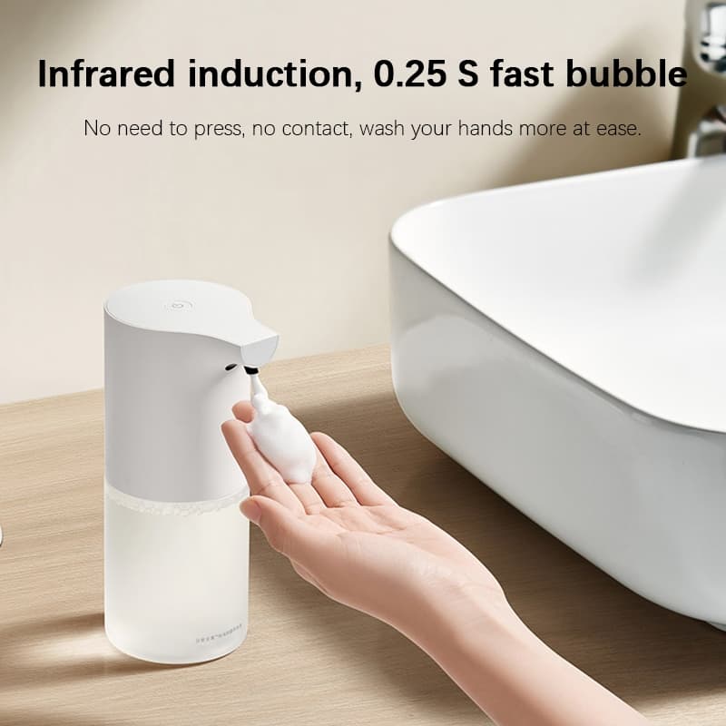 Xiaomi Mijia Automatic Soap Dispenser 1S เครื่องจ่ายสบู่อัตโนมัติ เครื่องปล่อยโฟมล้างมืออัตโนมัติ กำจัดเชื้อแบคทีเรียได้ รูปที่ 3