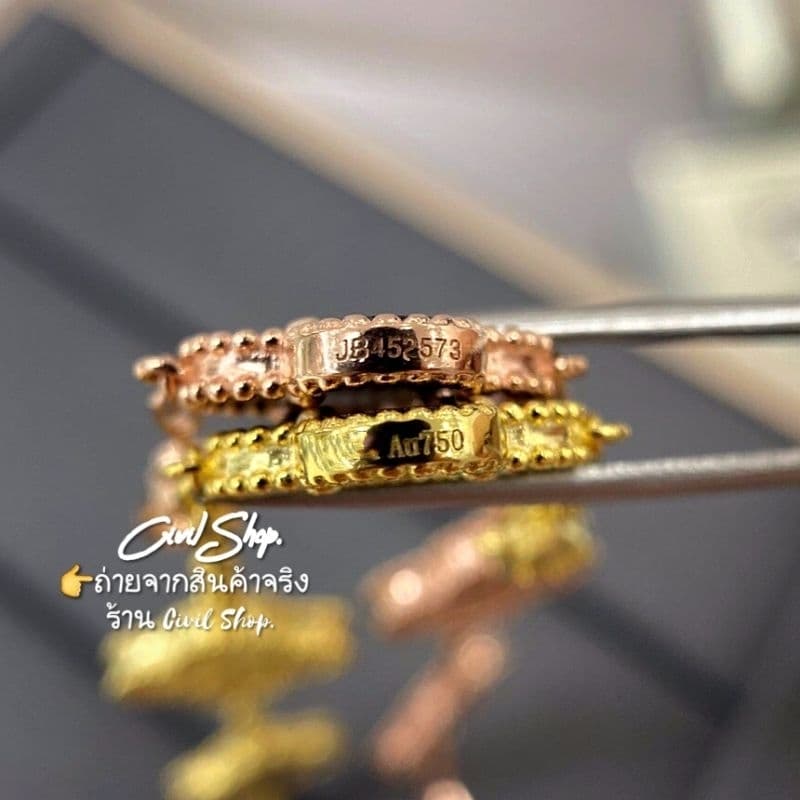 สร้อยข้อมือ ใบโคลเวอร์ ดอก1.5ซม. CIVIL JEWELRY รูปที่ 8