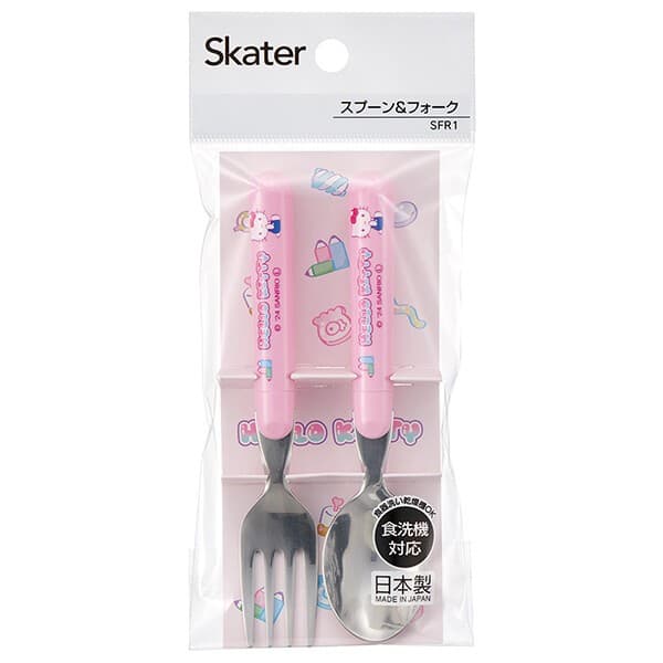 ชุดช้อนส้อมเด็ก Skater จากญี่ปุ่น รูปที่ 2