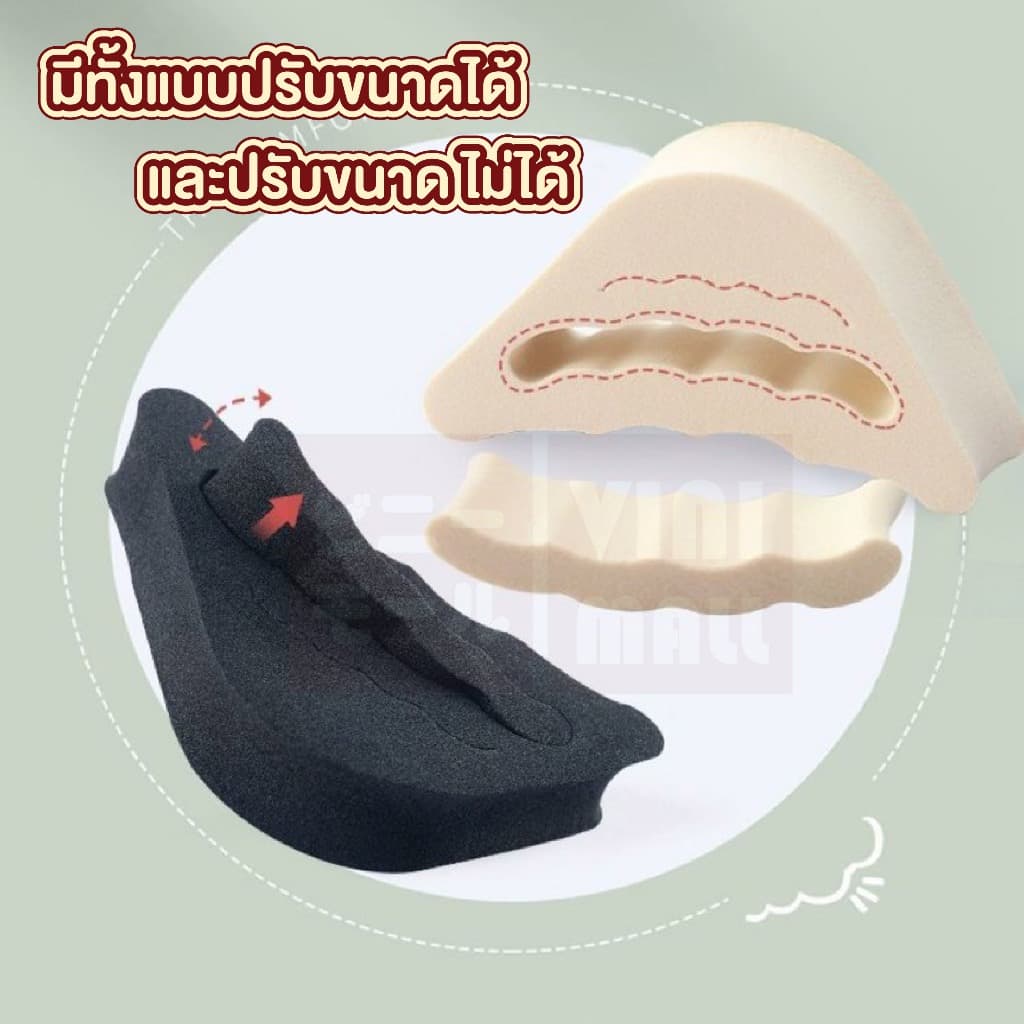 ฟองน้ำซิลิโคน เสริมปลายเท้า กันลื่น ลดเสียดสี ใส่ส้นสูงสบาย ไม่เจ็บเท้า YF04 รูปที่ 5
