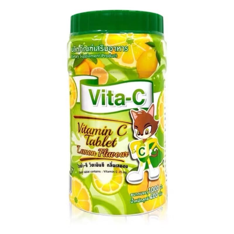 ) Vita C วิตามินซี 25 mg 1000 เม็ด รูปที่ 4