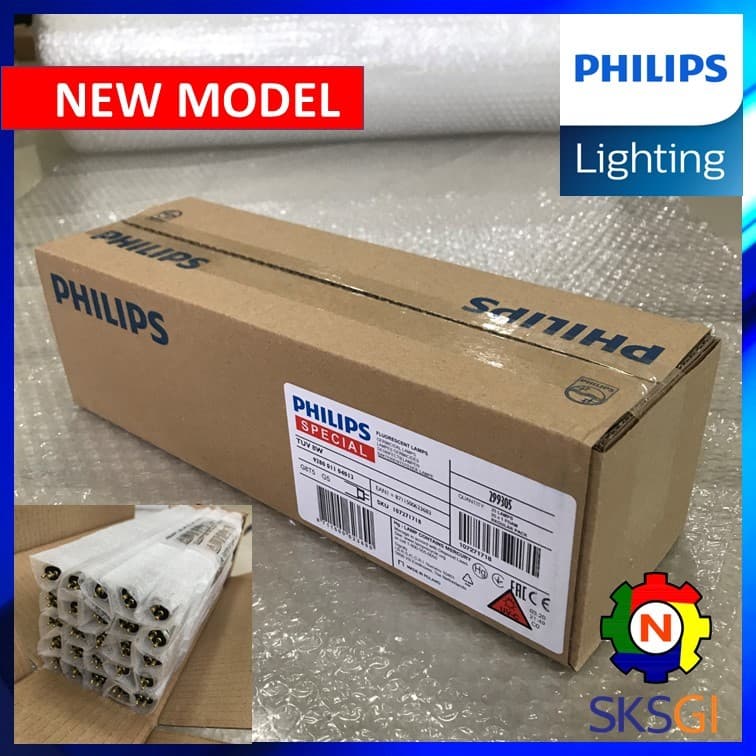 PHILIPS UV หลอดยูวี ฆ่าเชื้อโรค TUV 8W T5 สำหรับตู้อบฆ่าเชื้อ อบขวดนม กระบอกยูวี **ระบบปิด รูปที่ 2