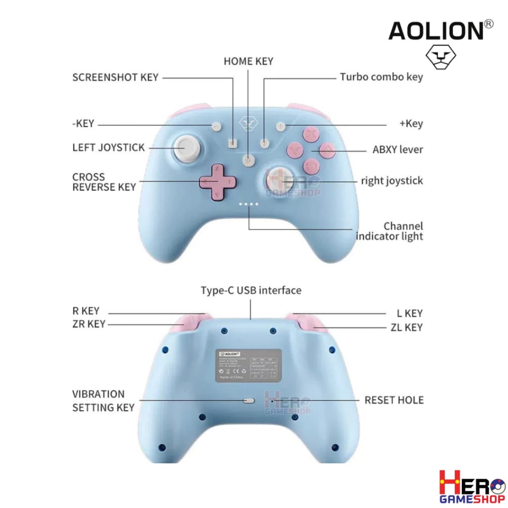 AOLION ROCOCOJoy pro รุ่นใหม่ ในไทย! Gyro, Hall Effect รองรับ Switch / PC / Mobile by Hero Gameshop รูปที่ 8