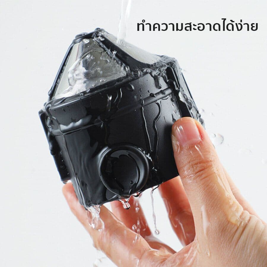 ที่กรองดริปกาแฟ สแตนเลส แบบพับได้ ที่กรองกาแฟดริปแบบพกพา ที่กรองกาแฟ ดริปเปอร์สแตนเลส Tham coffee รูปที่ 4