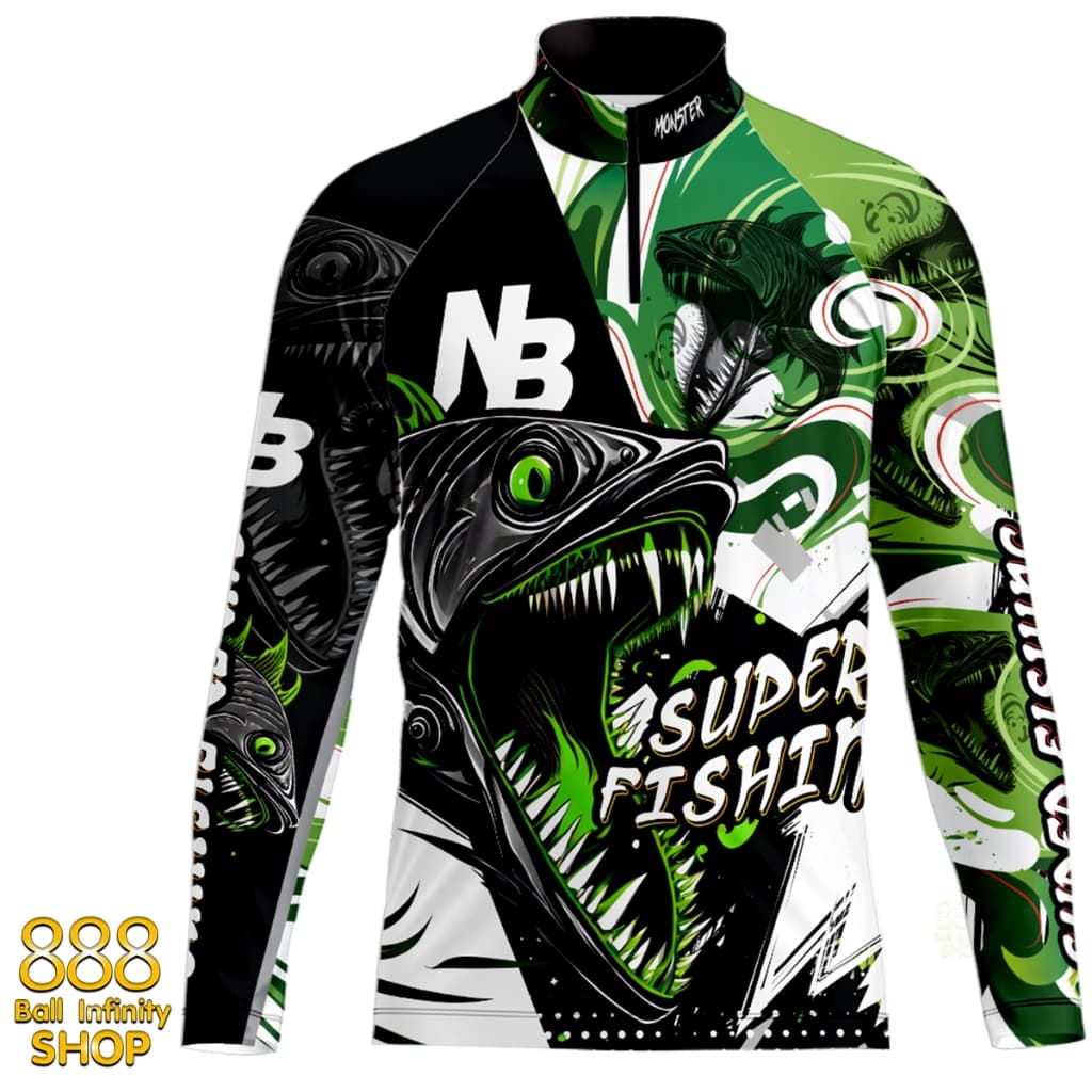 เสื้อตกปลา,ปั่นจักรยาน Set สี 43 SUPER FISHING มีให้เลือก 4 สี ป้องกันแสง UV รูปที่ 3