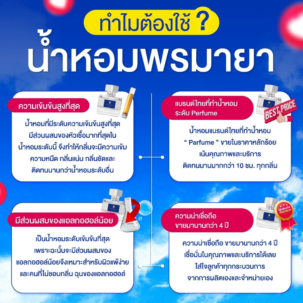 น้ำหอมพรมายา ติดทนนาน ของแท้ ร้านบริษัท Pornmaya ขนาด 30 ml รูปที่ 5