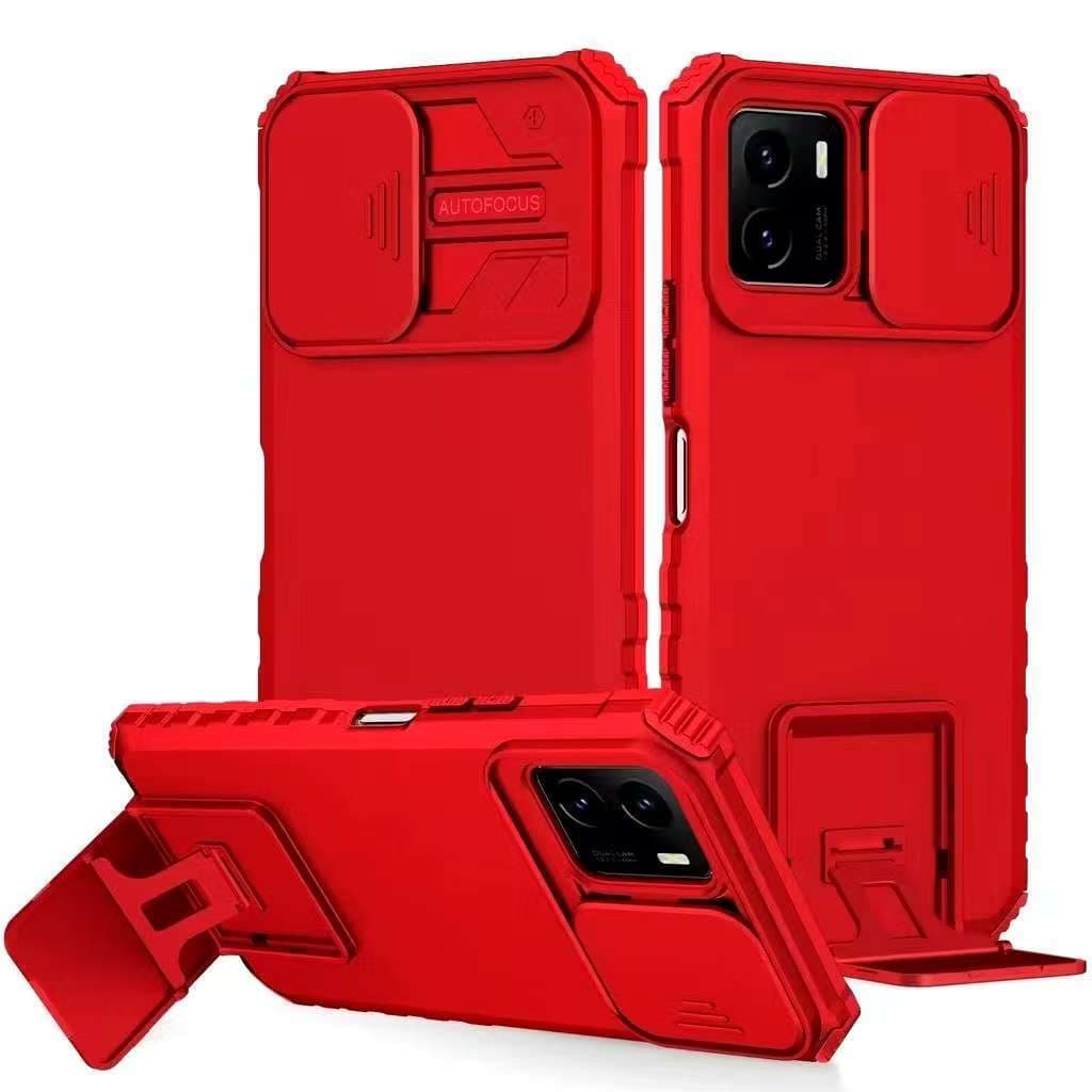 เคสหุ่นยนต์ ขาตั้งไหม่ สำหรับรุ่น Xiaomi Redmi A3 A1 A2 / Poco X3 Poco M3 เคสกกันกระแทก มีขาตั้งสไลด์กล้อง รูปที่ 9