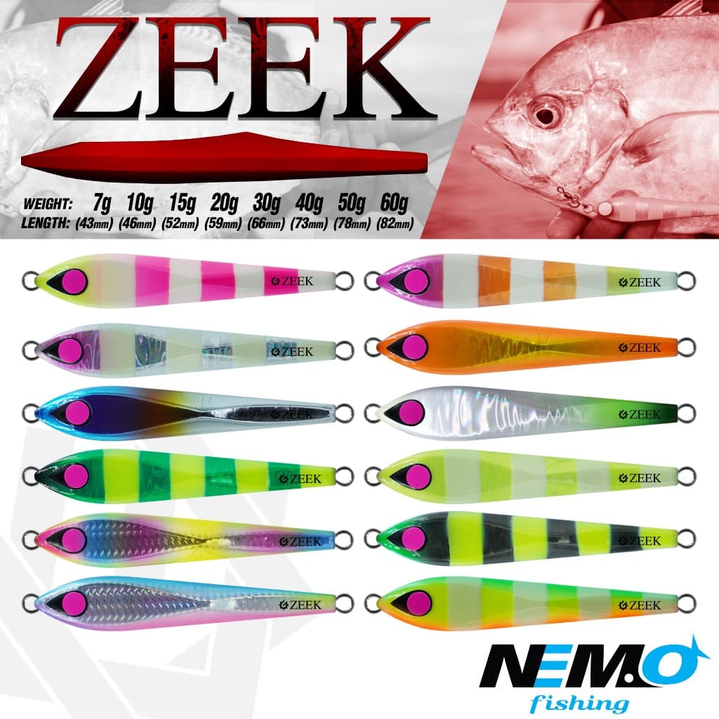 เหยื่อจิ๊ก รุ่น Zeek By Underground LF - 7/10/15/20/30/40/50/60 g. รูปที่ 1