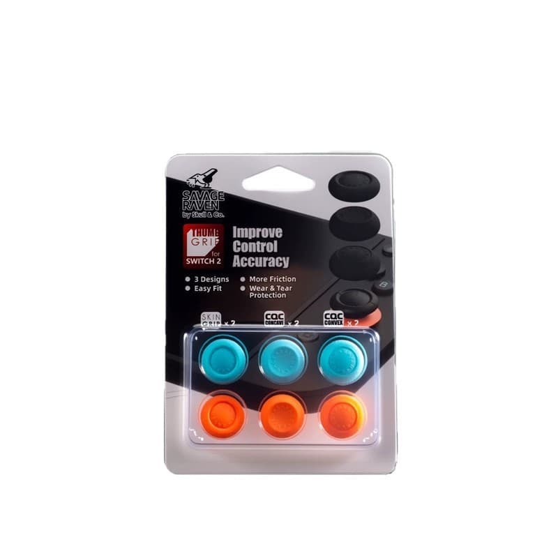 Savage Raven by Skull & Co. Thumb Grip Set for Nintendo SWITCH 2 รูปที่ 6