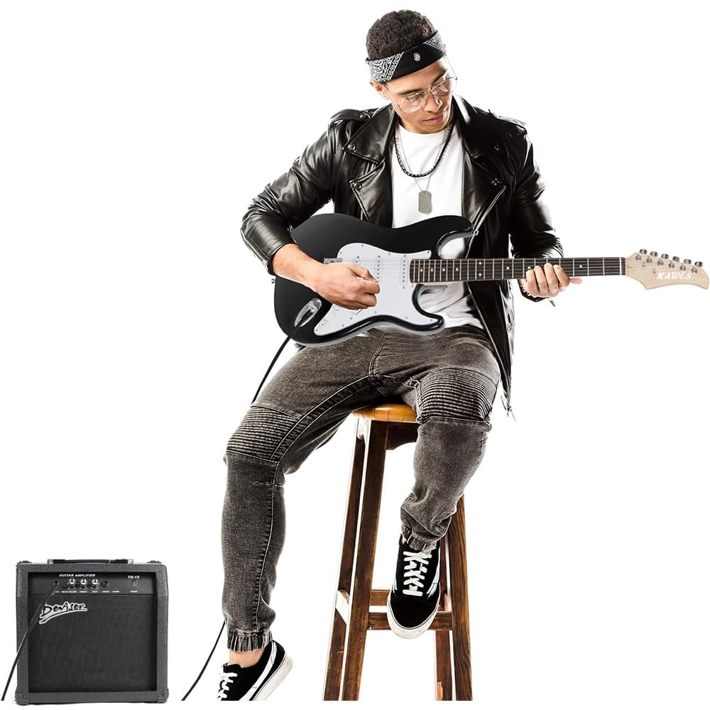 กีต้าร์ไฟฟ้า Kawes Electric Guitar ST กีต้าร์ไฟฟ้า ฟรี สายแจ็ค ปิ๊ก3อัน คู่มือ ประแจ รูปที่ 6