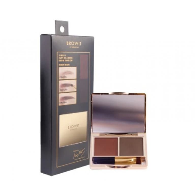 Browit By NongChat Series I Easy Drawing Brow Shadow 4g ที่เขียนคิ้วแบบฝุ่น กันน้ำ กันเหงื่อ รูปที่ 3