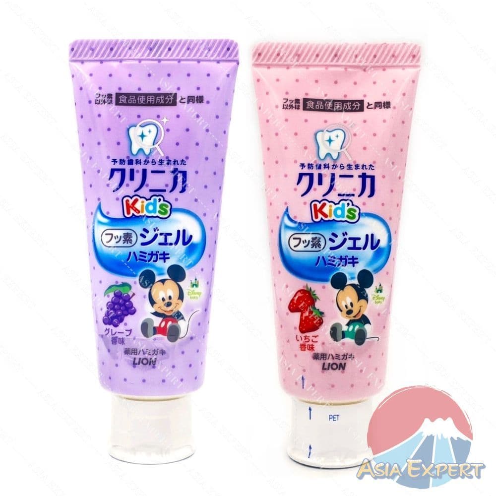LION Clinica Kid's Gel Toothpaste 60g 2กลิ่น ยาสีฟันเด็กแบบเจลใส รูปที่ 2