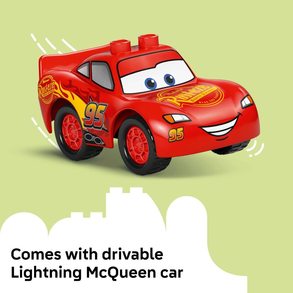 LEGO DUPLO Disney 10456 McQueen's Visit to Doc's Garage , Building Blocks, Kids Toy รูปที่ 7