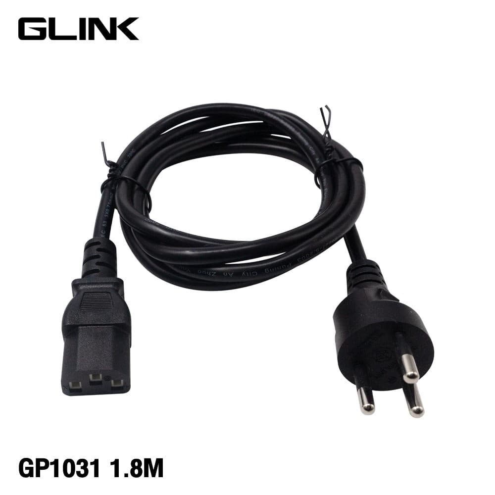 GLINK สายไฟAC POWER มอก. คุณภาพสูง 3x0.75 mm-ความยาว 1.8/3/5 เมตร ของเเท้ G02-4-1.8M G02-4-3M G02-4-5M GP1031 27392 C13 รูปที่ 6
