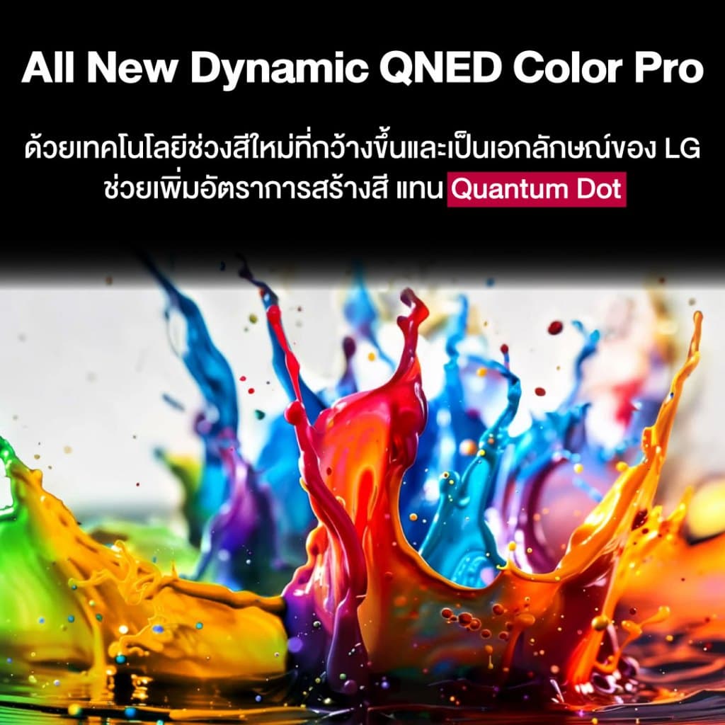 LG 55QNED86ASA QNED 55 นิ้ว evo AI MiniLED 4K Smart TV 120Hz webOS HDR10 AI ThinQ 2025 ประกันศูนย์ รูปที่ 2