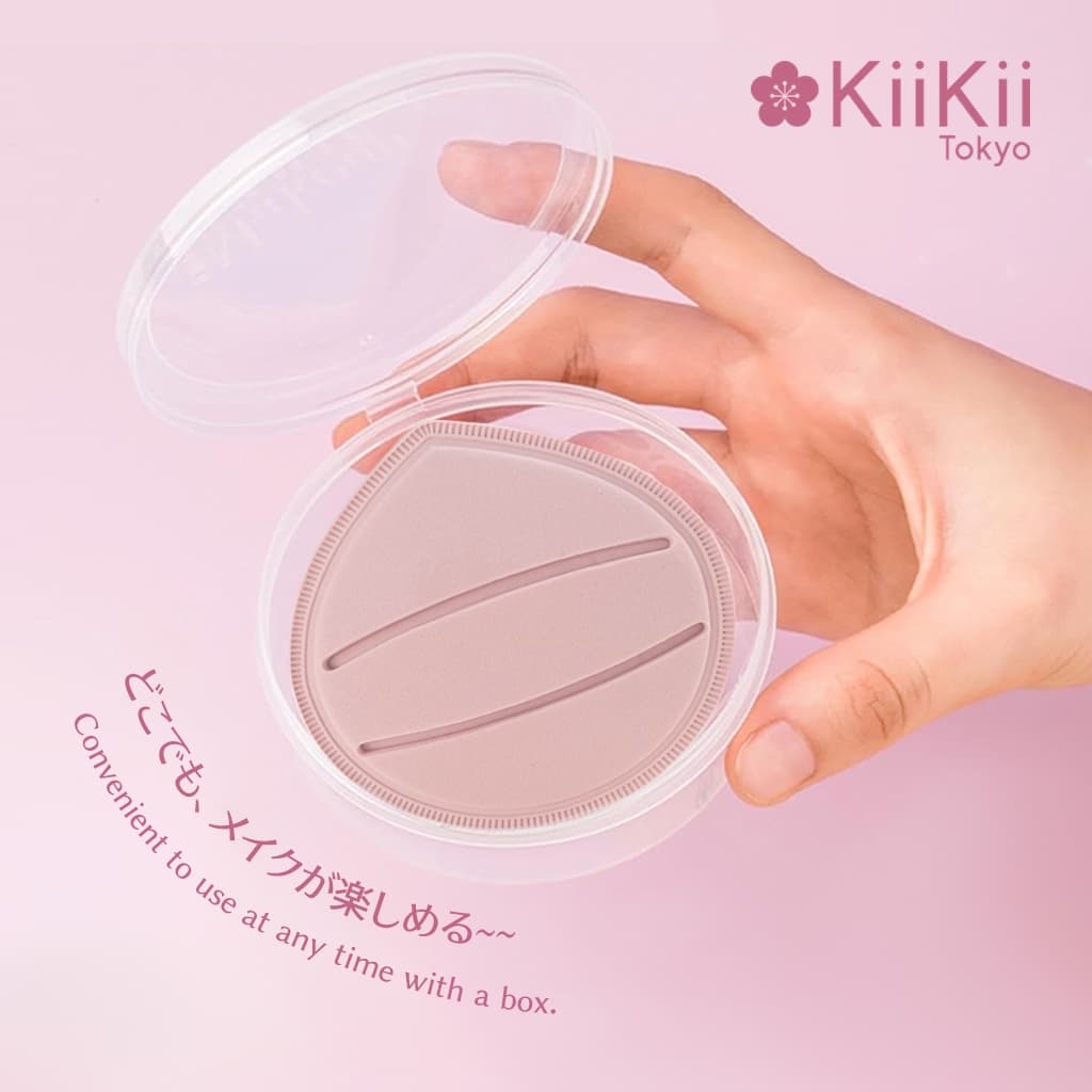 KiiKii พัฟแต่งหน้า พัฟคุชชั่น ขนาดใหญ่ ถนอมผิว ไม่กินรองพื้น รูปที่ 7