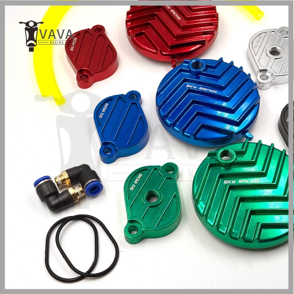 ฝาวาวล์ ​+ ฝาปิดโซ่ราวลิ้น Wave125/r/s บังลม หัวแหลม หัวเถิก / ดรีม125 รูปที่ 1