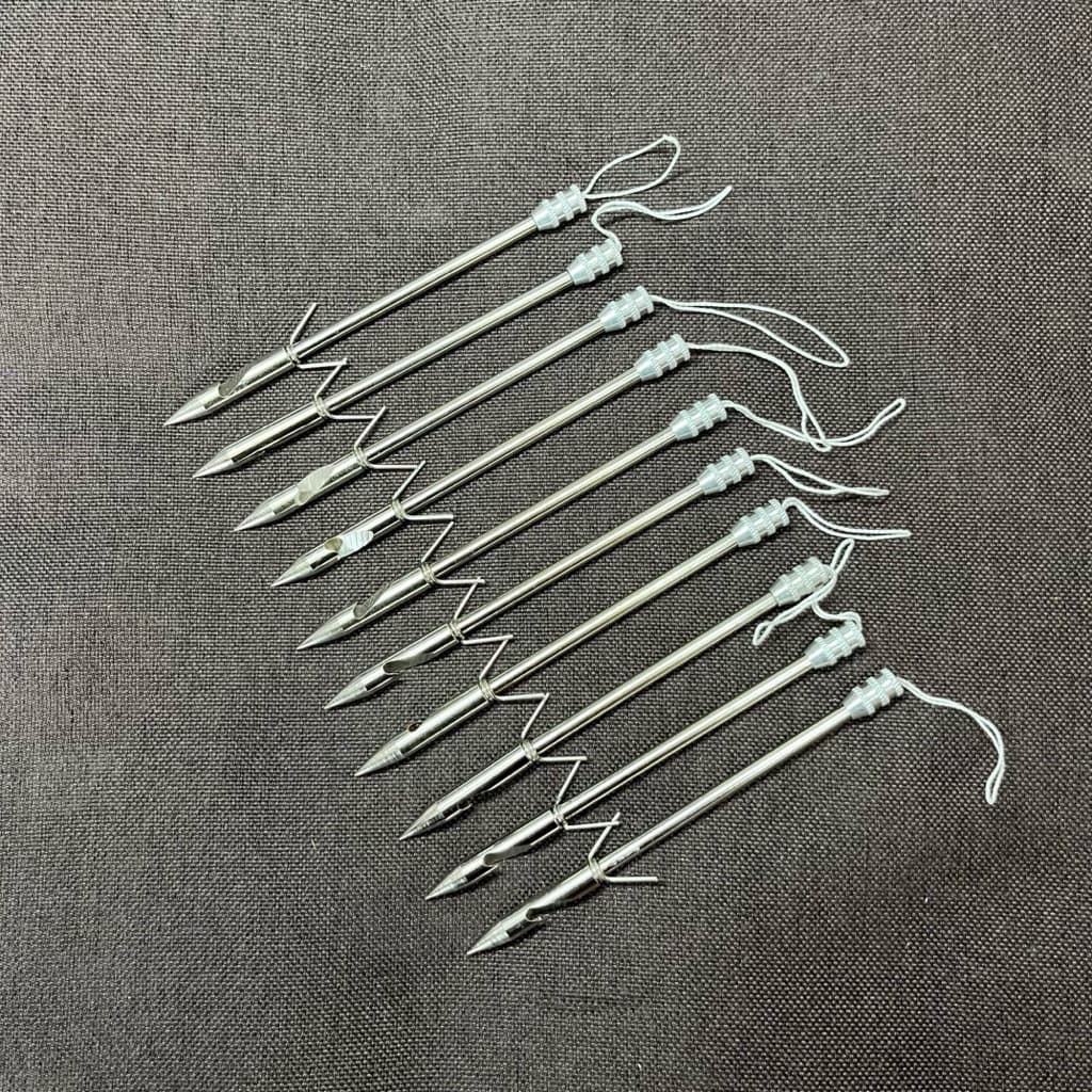 ลูกดอกยิjปลา ชุด 10 ลูก ขนาด 14.ซม. เนื้อสแตนเลส ถอดประกอบได้ แข็งแรง ทนทานไม่เป็นสนิม รูปที่ 2