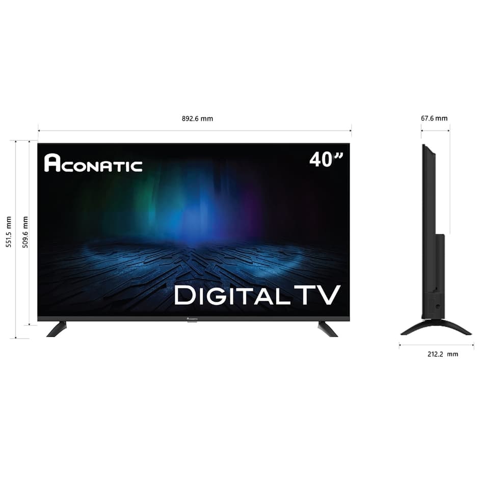 ACONATIC Digital TV LED รุ่น 40HD514AN ขนาด 40 นิ้ว ดิจิตอลทีวีในตัว รูปที่ 4
