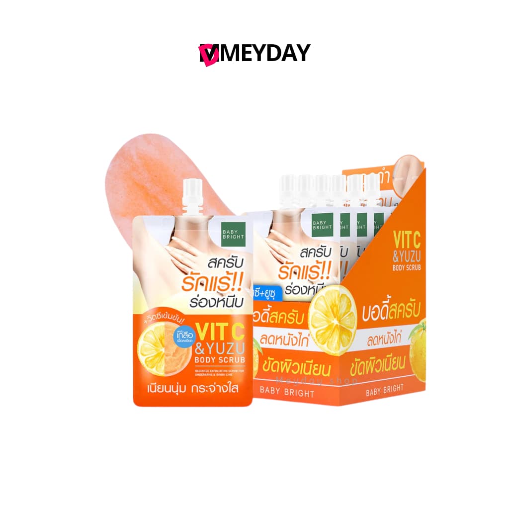 เบบี้ ไบร์ท วิตซีแอนด์ยูซุบอดี้สครับ Baby Bright ขนาด 40 g รูปที่ 1