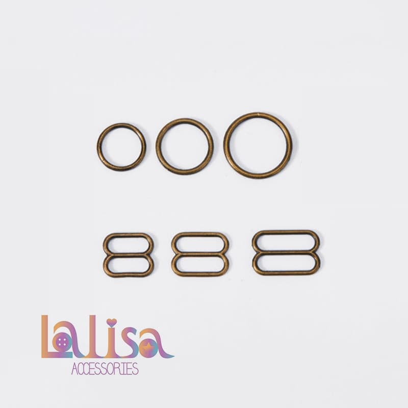 ตัวเลื่อนปรับสายเสื้อชั้นใน Bra Accessories แพค10ชิ้น รูปที่ 6
