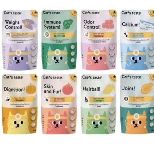 EXP.21/05/26 Cat's Taste Cat's Taste แบบซอง สูตร Healthy อาหารเปียกแมว แคทเทสต์ ขนาด 70 g *โปรดอ่านรายละเอียด รูปที่ 1
