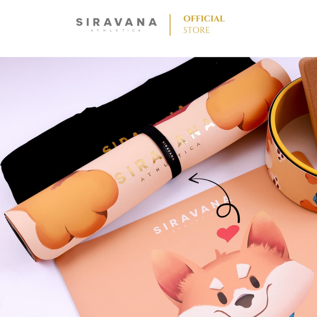 SIRAVANA สายรัดเสื่อ รุ่น Golden Black Mat Tie สำหรับเสื่อโยคะ หนา 5-7มม.เท่านั้น รูปที่ 3