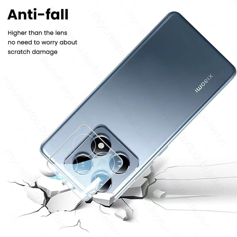 ฟิล์มกระจกกันรอย เลนส์กล้อง เต็มเลนส์ สำหรับ Xiaomi Mi14T Pro สำหรับ เสี่ยวมี่ Mi14T Mi14Tpro Mi15T Mi15Tpro รูปที่ 9