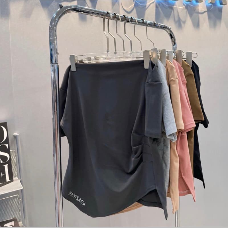 เสื้อปาดไหล่ปลายวีปัก PANISARA รูปที่ 1